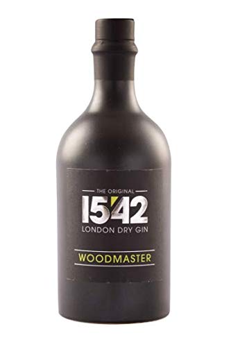 The Original 1542 Gin Woodmaster London Dry Gin | 42% vol. | Gold World Spirits Awards 2018 | Handcrafted Distilled Vintage Gin Austria | Hauseigenen Botanicals | Waldgin (0,5) von 1542
