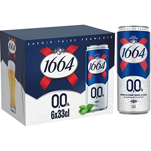 1664 Bier Blond, ohne Alkohol, 6 x 33 cl 1664 Bier Blond, ohne Alkohol, 6 x 33 cl von 1664