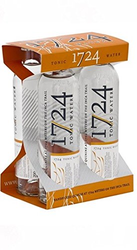 1724 Tonic Water Glasfllasche (4 x 0.2 l) - Premium Geschenkpackung von 1724