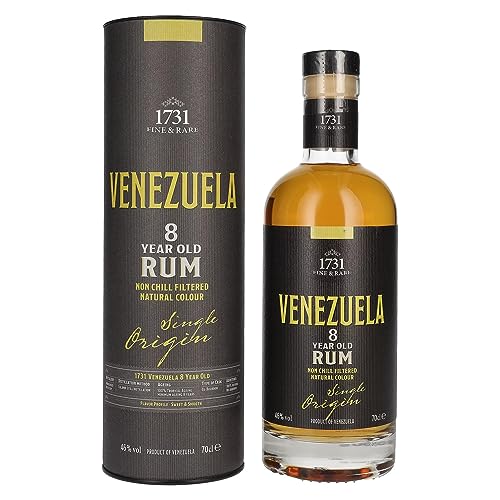 1731 Fine & Rare VENEZUELA 8 Years Old Single Origin Rum 46% Vol. 0,7l in Geschenkbox von 1731 Fine & Rare