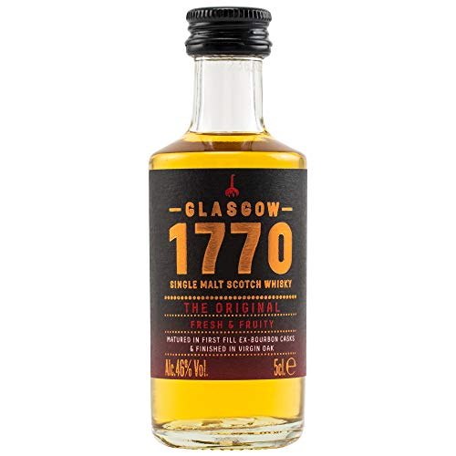 1770 GLASGOW SINGLE MALT SCOTCH WHISKY THE ORIGINAL 46% vol. 1x0,05L MINIATUR von 1770 Glasgow