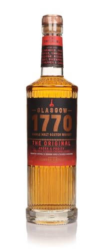1770 Glasgow I The Original I Single Malt Scotch I 500 ml I 46% Vol. I In Ex-Bourbon Fässern gereift I Cremig - süße Vanillearomen I Noten von Ananas & Pfirsich 1770 Glasgow I The Original I Single Malt Scotch I 500 ml I 46% Vol. I In Ex-Bourbon Fässern gereift I Cremig - süße Vanillearomen I Noten von Ananas & Pfirsich von 1770 Glasgow