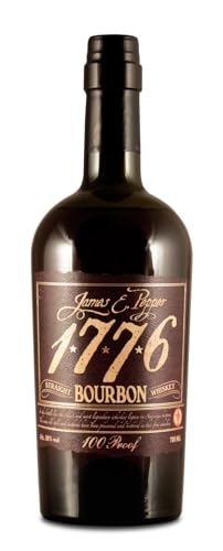 James E. Pepper 1776 | Bourbon Whiskey | Nach originalem Rezept aus 1776 | Intensiver Duft von Eiche und Vanille | 700ml | 46% vol. von 1776 Whiskey