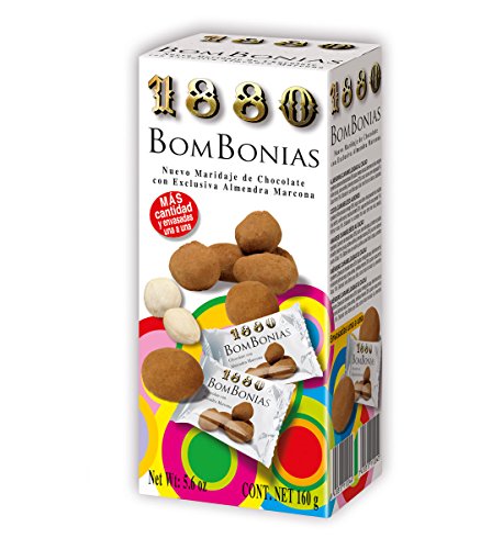 1880 |Chocolate Covered Caramelized Almonds 1880 | 160g | Einzelverpackung | Höchste Qualität Turrón-Snack von 1880