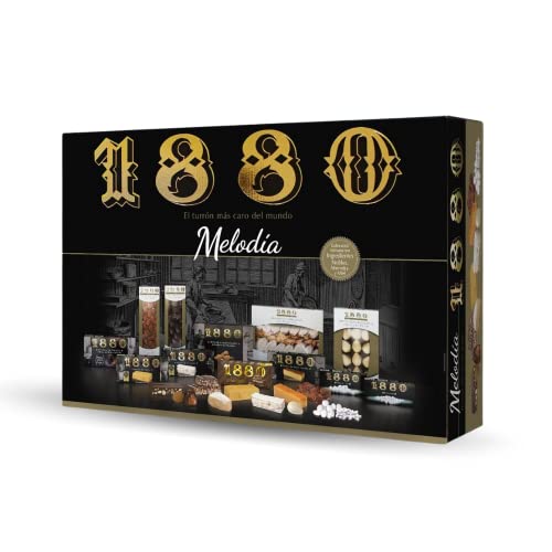 1880 – Die Geschenkpackung „Melodía“ enthält ein ausgewähltes Sortiment mit Vorzeigeprodukten von 1880 | Einzigartiges, exklusives und personalisiertes Pack 2255 g. von 1880