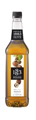 1883 Haselnuss Sirup | Qualität aus Frankreich | 1 Liter | PET-Flasche | Vegan 1883 Haselnuss Sirup | Qualität aus Frankreich | 1 Liter | PET-Flasche | Vegan von 1890 Maison Routin
