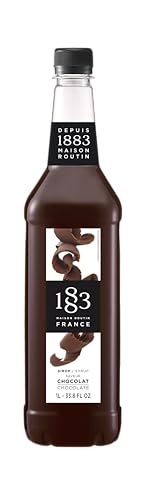 1883 Schokoladen Sirup | Qualität aus Frankreich | 1 Liter | PET-Flasche | Vegan von 1883 Maison Routin