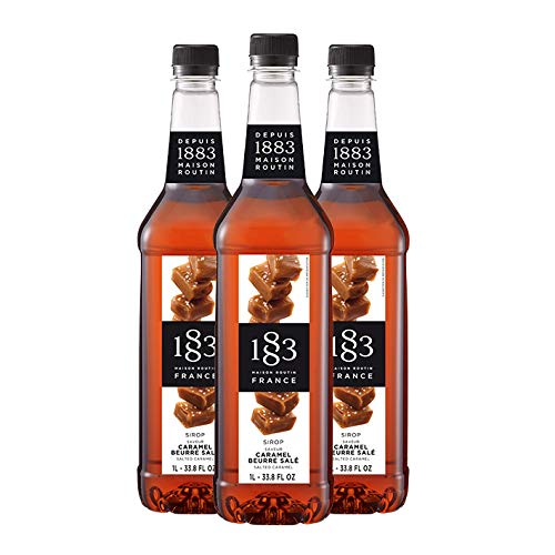 Maison Routin 1883 Sirup Salted Caramel, 1,0L PET / 3er Pack Maison Routin 1883 Sirup Salted Caramel, 1,0L PET / 3er Pack von 1883 MAISON ROUTIN