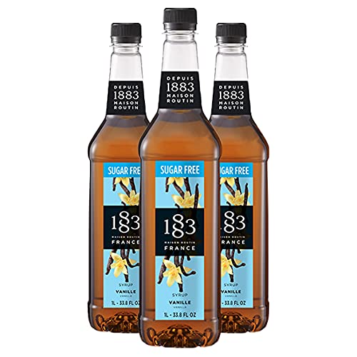 Maison Routin 1883 Sirup Vanille zuckerfrei, 1,0L PET | 3er Pack Maison Routin 1883 Sirup Vanille zuckerfrei, 1,0L PET | 3er Pack von 1883 MAISON ROUTIN