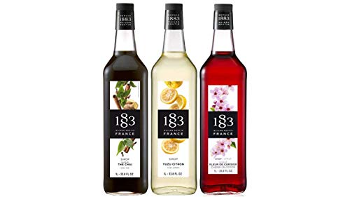 Asiatische Mischung: Chai-Tee-Sirup, Zitrone-Yuzu und Kirschblüte Asiatische Mischung: Chai-Tee-Sirup, Zitrone-Yuzu und Kirschblüte von Routin