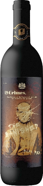 19 Crimes The Banished Jg. 2021 Cuvee aus Cabernet Sauvignon, Grenache, Shiraz in amerikanischen Eichenholzfässern gereift 19 Crimes The Banished Jg. 2021 Cuvee aus Cabernet Sauvignon, Grenache, Shiraz in amerikanischen Eichenholzfässern gereift