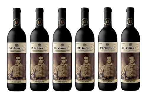 6x 0,75l - 19 Crimes - Red Blend - South Eastern Australia - Australien - Rotwein trocken von 19 Crimes