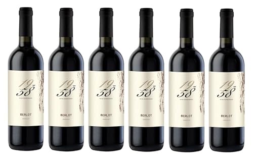 6x 0,75l - 1958 Wine Experience - Merlot - Veneto I.G.P. - Italien - Rotwein trocken von 1958 Wine Experience