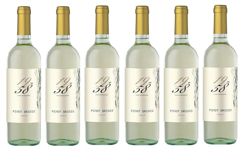 6x 0,75l - 2023er - 1958 Wine Experience - Pinot Grigio - delle Venezie I.G.P. - Italien - Weißwein trocken 6x 0,75l - 2023er - 1958 Wine Experience - Pinot Grigio - delle Venezie I.G.P. - Italien - Weißwein trocken von 1958 Wine Experience