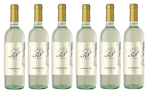 6x 0,75l - 2023er - 1958 Wine Experience - Chardonnay - Veneto I.G.P. - Italien - Weißwein trocken 6x 0,75l - 2023er - 1958 Wine Experience - Chardonnay - Veneto I.G.P. - Italien - Weißwein trocken von 1958 Wine Experience