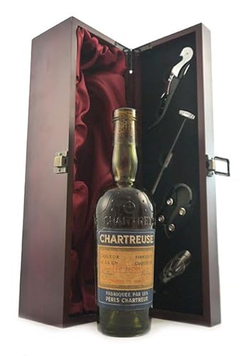 -1964 Bottling Grande Chartreuse Yellow L Garnier 75% Proof 12 Fl ozs Voiron in einer mit Seide ausgestatetten Geschenkbox, 1 x 700ml -1964 Bottling Grande Chartreuse Yellow L Garnier 75% Proof 12 Fl ozs Voiron in einer mit Seide ausgestatetten Geschenkbox, 1 x 700ml von -1964 Grande Chartreuse