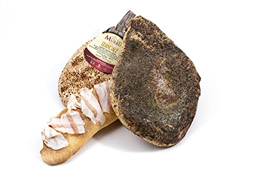 Schweinebacke Italienische Guanciale Scheibe – 2 x 400 g-Scheiben - Salumi Murru Irgoli von 1965 MURRU SALUMI - IRGOLI