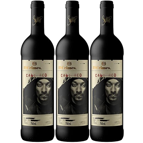 19 Crimes Snoop Dogg Red Penfolds Rotwein Wein Trocken Australien I FeinWert Paket (3 x 0,75l) von 19Crimes