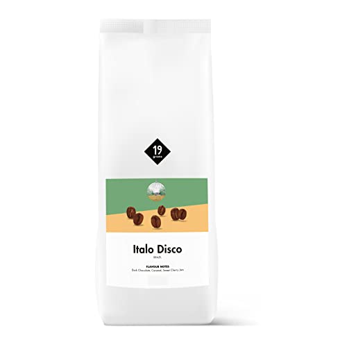 Italo Disco Espresso |1kg ganze Bohne | fair und nachhaltig | frisch geröstet | 100% Arabica Kaffeebohnen | specialty coffee | 19grams Kaffeerösterei von 19grams