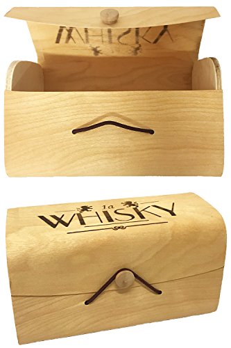 1a Whisky Holzbox mit Flexdeckel groß von 1a Schiefer