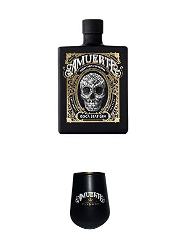 Amuerte Coca Leaf Gin 0,7 Liter BLACK Edition + Amuerte GIN GLAS Amuerte Coca Leaf Gin 0,7 Liter BLACK Edition + Amuerte GIN GLAS von 1a Schiefer