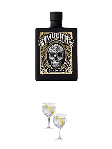 Amuerte Coca Leaf Gin 0,7 Liter BLACK Edition + Spiegelau Gin & Tonic 4390179 2 Gläser Amuerte Coca Leaf Gin 0,7 Liter BLACK Edition + Spiegelau Gin & Tonic 4390179 2 Gläser von 1a Schiefer