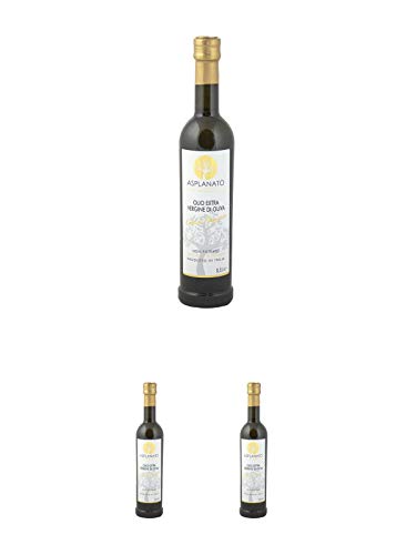 Asplanato Italienisches Olivenöl aus ligurischen Taggiasca Oliven 3 x 0,5 Liter von 1a Schiefer
