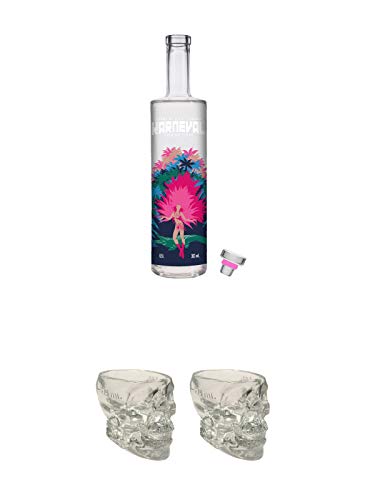 BONEZ MC & RAF CAMORA Karneval Premium Vodka 0,50 Liter + Wodka Totenkopf aus Glas 1 Stück 29 ml + Wodka Totenkopf aus Glas 1 Stück 29 ml BONEZ MC & RAF CAMORA Karneval Premium Vodka 0,50 Liter + Wodka Totenkopf aus Glas 1 Stück 29 ml + Wodka Totenkopf aus Glas 1 Stück 29 ml von 1a Schiefer
