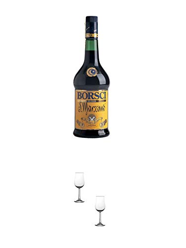 BORSCI San Marzano Kräuterlikör aus Italien 0,7 Liter + Nosing Gläser Kelchglas Bugatti mit Eichstrich 2cl und 4cl - 2 Stück BORSCI San Marzano Kräuterlikör aus Italien 0,7 Liter + Nosing Gläser Kelchglas Bugatti mit Eichstrich 2cl und 4cl - 2 Stück von 1a Schiefer