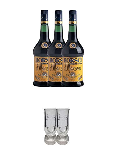 BORSCI San Marzano Kräuterlikör aus Italien 3 x 0,7 Liter + Caffo Shot Gläser mit Eichstrich 2 Stück BORSCI San Marzano Kräuterlikör aus Italien 3 x 0,7 Liter + Caffo Shot Gläser mit Eichstrich 2 Stück von 1a Schiefer