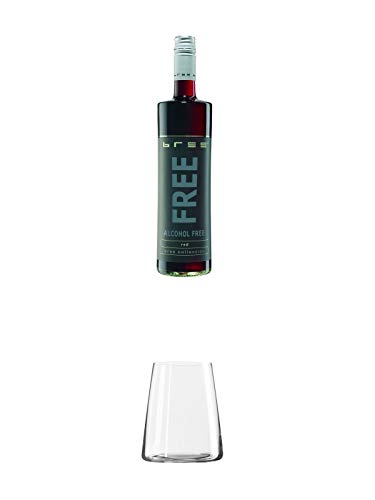 BREE Free alkoholfrei RED KIRSCHE 1 x 0,75 Liter + Stölzle Power Rotweinbecher 1 Stück - 1590022 von 1a Schiefer
