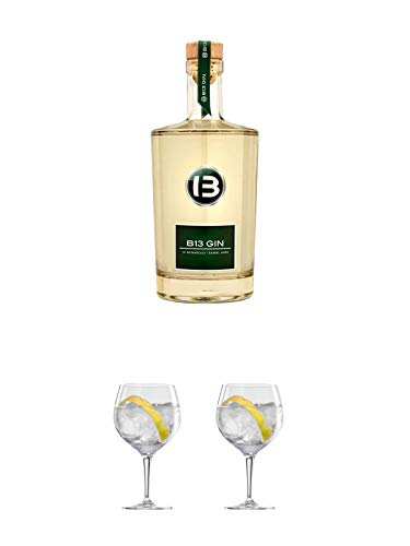 Bentley Barrel Aged Gin 0,7 Liter + Ballon Bistro Cubata GIN Glas 1 Stück + Ballon Bistro Cubata GIN Glas 1 Stück von 1a Schiefer