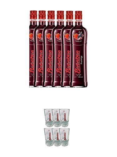 Berentzen Waldfrucht 6 x 0,7 Liter + Berentzen Shotglas mit Eichstrich 6 x 2cl Berentzen Waldfrucht 6 x 0,7 Liter + Berentzen Shotglas mit Eichstrich 6 x 2cl von 1a Schiefer
