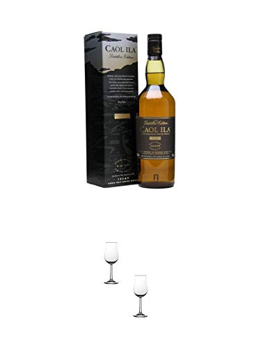 Caol Ila Distillers Edition Moscatel Cask Finish 0,7 Liter + Nosing Gläser Kelchglas Bugatti mit Eichstrich 2cl und 4cl - 2 Stück Caol Ila Distillers Edition Moscatel Cask Finish 0,7 Liter + Nosing Gläser Kelchglas Bugatti mit Eichstrich 2cl und 4cl - 2 Stück von 1a Schiefer