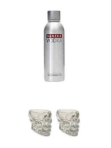 Danzka Vodka Red 0,7 Liter + Crystal Head Totenkopf aus Glas 1 Stück 29 ml + Crystal Head Totenkopf aus Glas 1 Stück 29 ml Danzka Vodka Red 0,7 Liter + Crystal Head Totenkopf aus Glas 1 Stück 29 ml + Crystal Head Totenkopf aus Glas 1 Stück 29 ml von 1a Schiefer