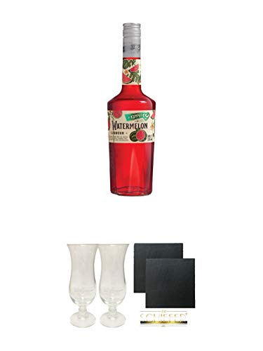 De Kuyper Watermelon Likör 0,7 Liter + De Kuyper Cocktailglas 2 Stück + Schiefer Glasuntersetzer eckig ca. 9,5 cm Ø 2 Stück De Kuyper Watermelon Likör 0,7 Liter + De Kuyper Cocktailglas 2 Stück + Schiefer Glasuntersetzer eckig ca. 9,5 cm Ø 2 Stück von 1a Schiefer