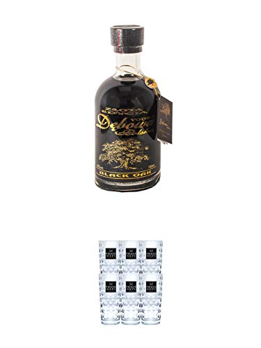 Debowa BLACK Vodka 0,7 Liter + Three Sixty Vodka Gläser 6er Karton Debowa BLACK Vodka 0,7 Liter + Three Sixty Vodka Gläser 6er Karton von 1a Schiefer