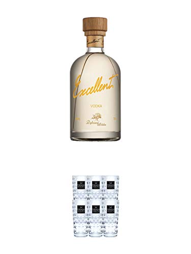 Debowa EXCELLENT Vodka 0,7 Liter + Three Sixty Vodka Gläser 6er Karton Debowa EXCELLENT Vodka 0,7 Liter + Three Sixty Vodka Gläser 6er Karton von 1a Schiefer