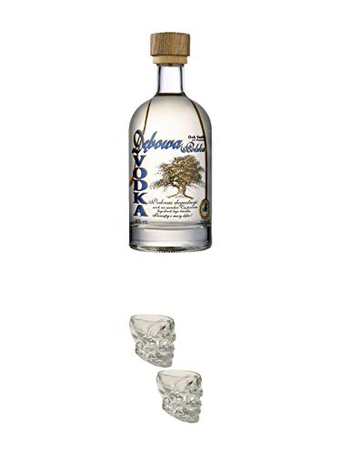 Debowa Vodka 0,5 Liter halbe + Wodka Totenkopf Shotglas 2 Stück Debowa Vodka 0,5 Liter halbe + Wodka Totenkopf Shotglas 2 Stück von 1a Schiefer