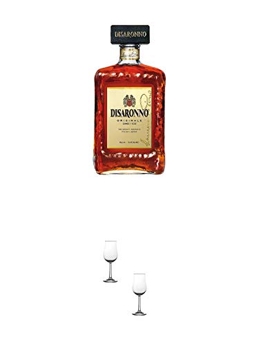 Disaronno Amaretto Likör 0,7 Liter + Nosing Gläser Kelchglas Bugatti mit Eichstrich 2cl und 4cl - 2 Stück Disaronno Amaretto Likör 0,7 Liter + Nosing Gläser Kelchglas Bugatti mit Eichstrich 2cl und 4cl - 2 Stück von 1a Schiefer