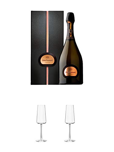 Dom Ruinart Champagner Rose 0,75 Liter + Stölzle Power Champagnerkelch 1 Stück - 1590029 + Stölzle Power Champagnerkelch 1 Stück - 1590029 von 1a Schiefer