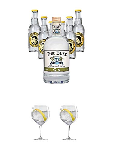 Duke Gin 1 x 0,7 Liter & 6 x Thomas Henry Tonic 0,2 Liter + Ballon Bistro Cubata GIN Glas 1 Stück + Ballon Bistro Cubata GIN Glas 1 Stück Duke Gin 1 x 0,7 Liter & 6 x Thomas Henry Tonic 0,2 Liter + Ballon Bistro Cubata GIN Glas 1 Stück + Ballon Bistro Cubata GIN Glas 1 Stück von 1a Schiefer