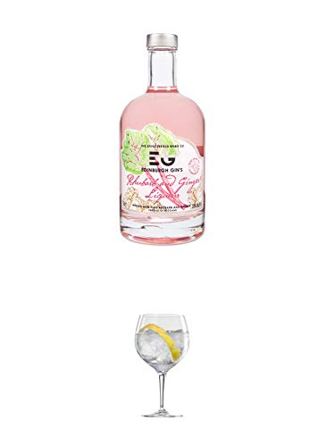 Edinburgh Gin Rhubarb and Ginger Gin Likör 0,5 Liter + Ballon Bistro Cubata GIN Glas 1 Stück Edinburgh Gin Rhubarb and Ginger Gin Likör 0,5 Liter + Ballon Bistro Cubata GIN Glas 1 Stück von 1a Schiefer