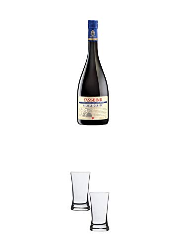 Fassbind Vieille Cerise Gereifter Kirschbrand Schweiz 0,7 Liter + Stölzle Shotglas/Stamper 2 Stück 2050021 Fassbind Vieille Cerise Gereifter Kirschbrand Schweiz 0,7 Liter + Stölzle Shotglas/Stamper 2 Stück 2050021 von 1a Schiefer