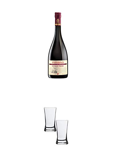 Fassbind Vieille Prune Gereifter Pflaumenbrand Schweiz 0,7 Liter + Stölzle Shotglas/Stamper 2 Stück 2050021 Fassbind Vieille Prune Gereifter Pflaumenbrand Schweiz 0,7 Liter + Stölzle Shotglas/Stamper 2 Stück 2050021 von 1a Schiefer