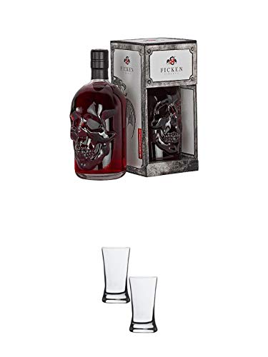 Ficken Pirat Jostabeerenlikör 0,5 Liter + Stölzle Shotglas/Stamper 2 Stück 2050021 Ficken Pirat Jostabeerenlikör 0,5 Liter + Stölzle Shotglas/Stamper 2 Stück 2050021 von 1a Schiefer