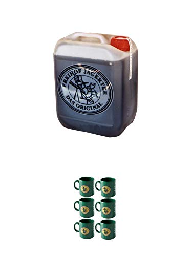Freihof Jagertee Trinkfertig 13% Ballon Österreich 10,0 Liter + Freihof Jagertee Tasse 0,25 Liter 6 Stück Freihof Jagertee Trinkfertig 13% Ballon Österreich 10,0 Liter + Freihof Jagertee Tasse 0,25 Liter 6 Stück von 1a Schiefer