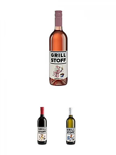 GRILLSTOFF ROSEWEIN 0,75 Liter + GRILLSTOFF Rotwein 0,75 Liter + GRILLSTOFF Weißwein 0,75 Liter GRILLSTOFF ROSEWEIN 0,75 Liter + GRILLSTOFF Rotwein 0,75 Liter + GRILLSTOFF Weißwein 0,75 Liter von 1a Schiefer