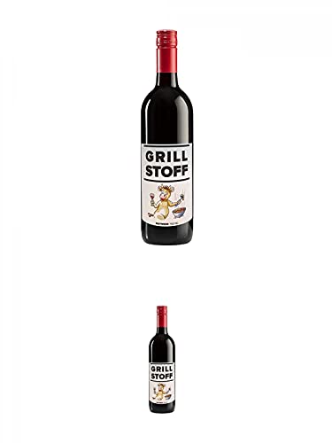 GRILLSTOFF Rotwein 0,75 Liter + GRILLSTOFF Rotwein 0,75 Liter von 1a Schiefer