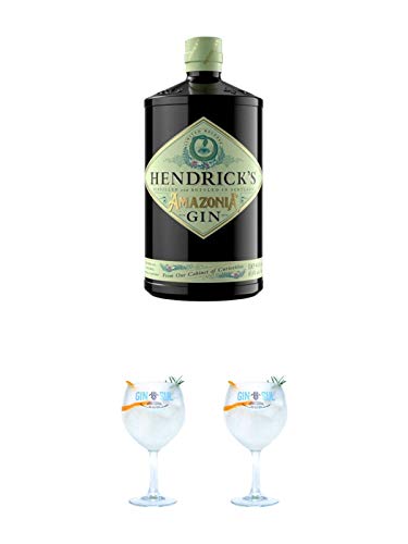 Hendricks - AMAZONIA - Gin 1,0 Liter + Gin Sul Copo Ballon Glas 1 Stück + Gin Sul Copo Ballon Glas 1 Stück von 1a Schiefer